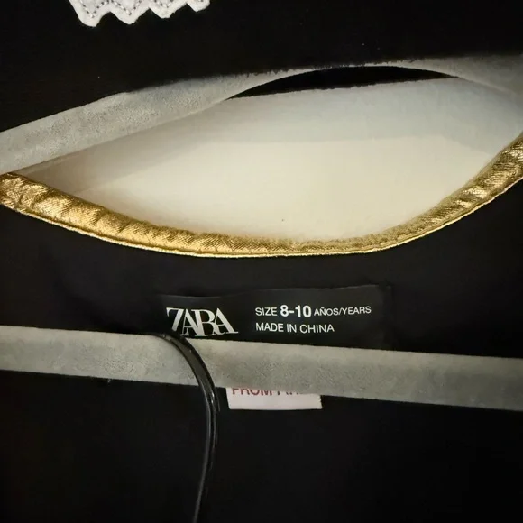 Zara Red and Black Pirate Costume for Kids - Picture 2 of 3